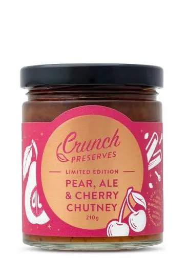 CR Pear, Ale & Cherry Chutney 210g
