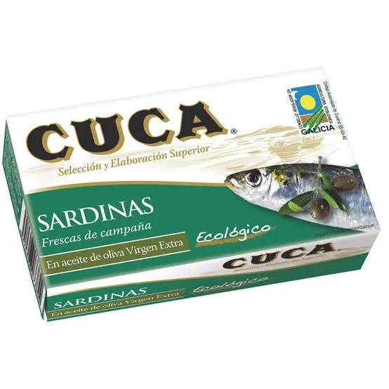 CUCA Sardines Organic 120g