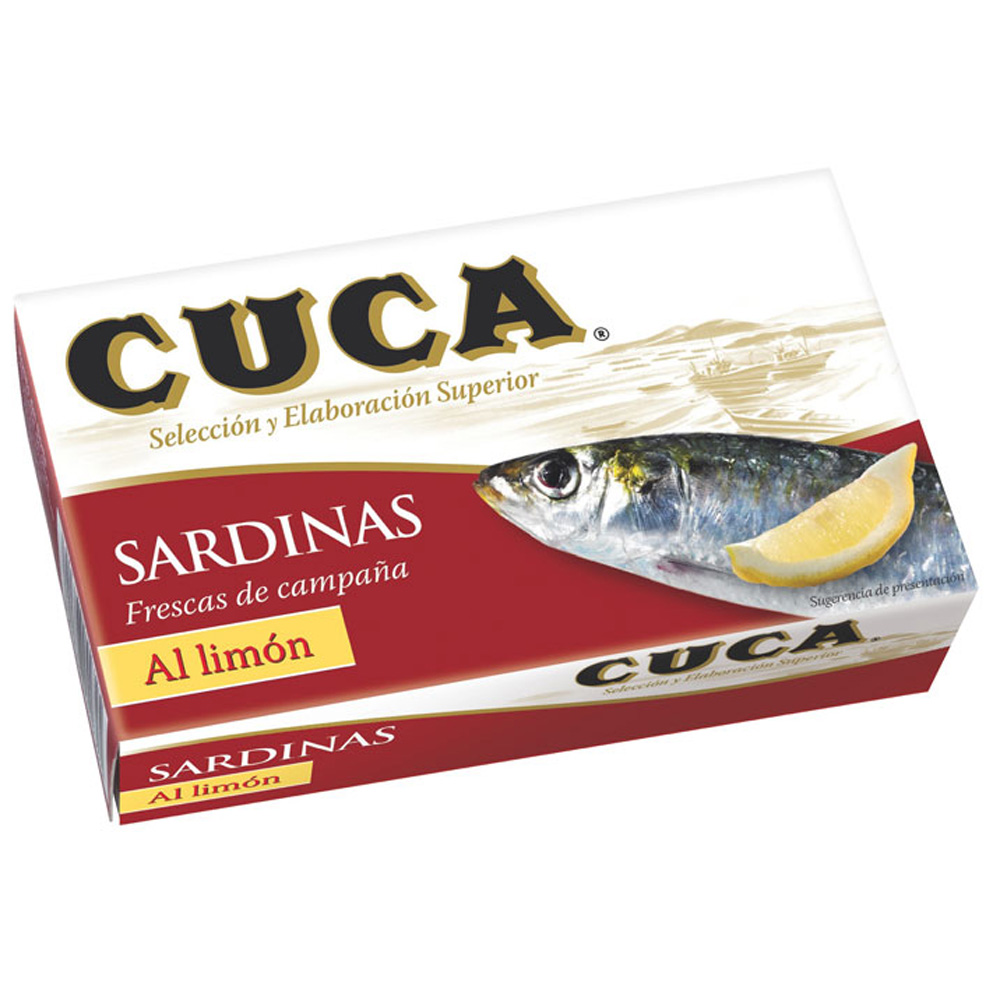 CUCA Sardines w Lemon 120g