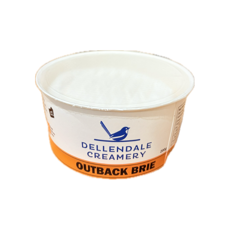 DELR Outback Brie 200g TUB