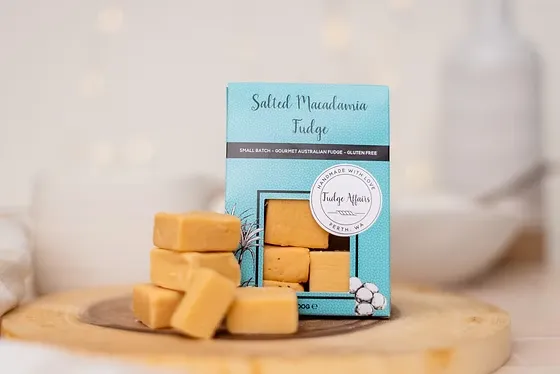 FUD Salted Macadamia Fudge100g