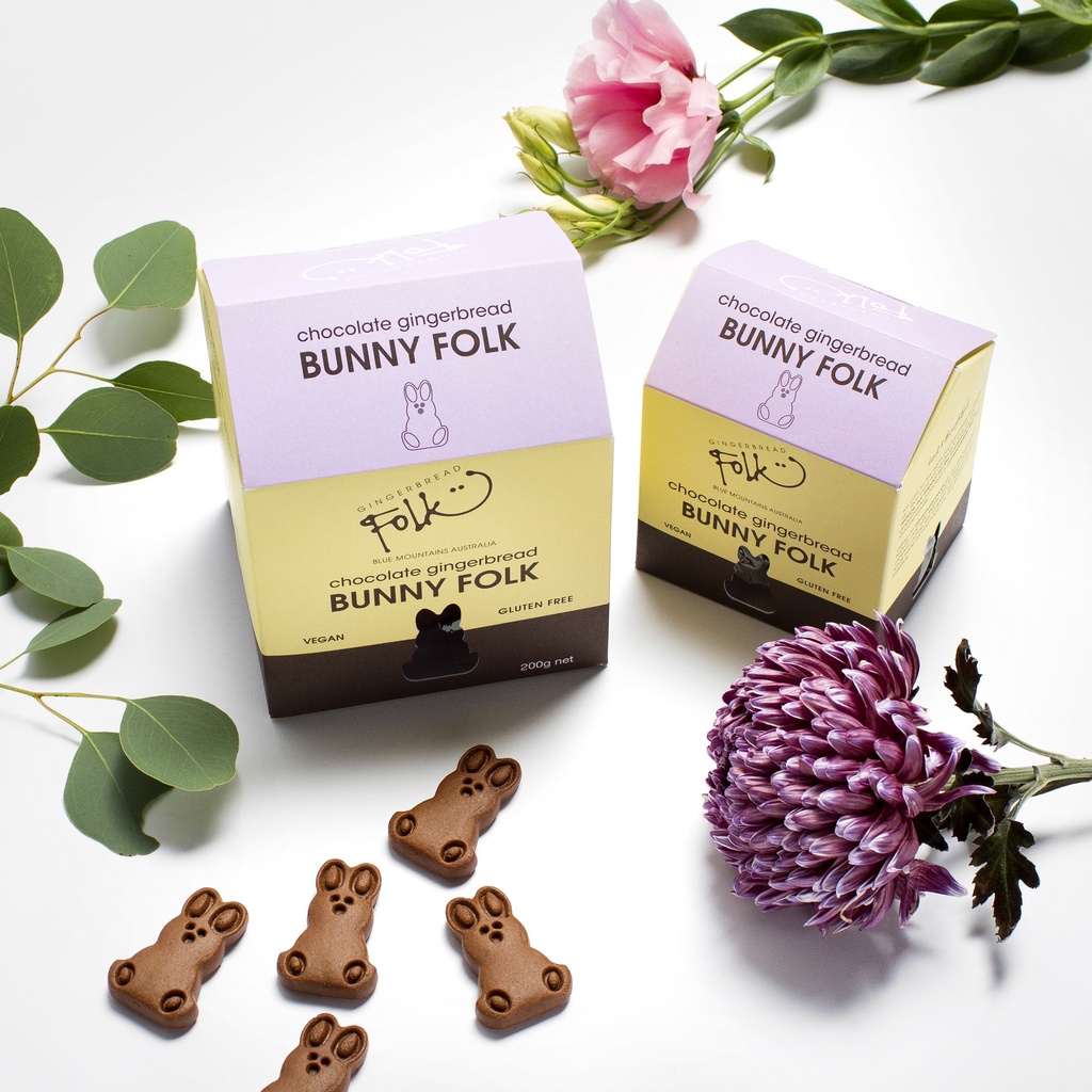 GF Easter Choc Bunny Mini Folk GF 200g