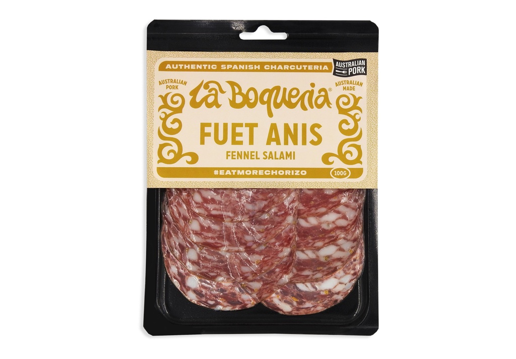 LBR Fuet Anis Grande Sliced 100g