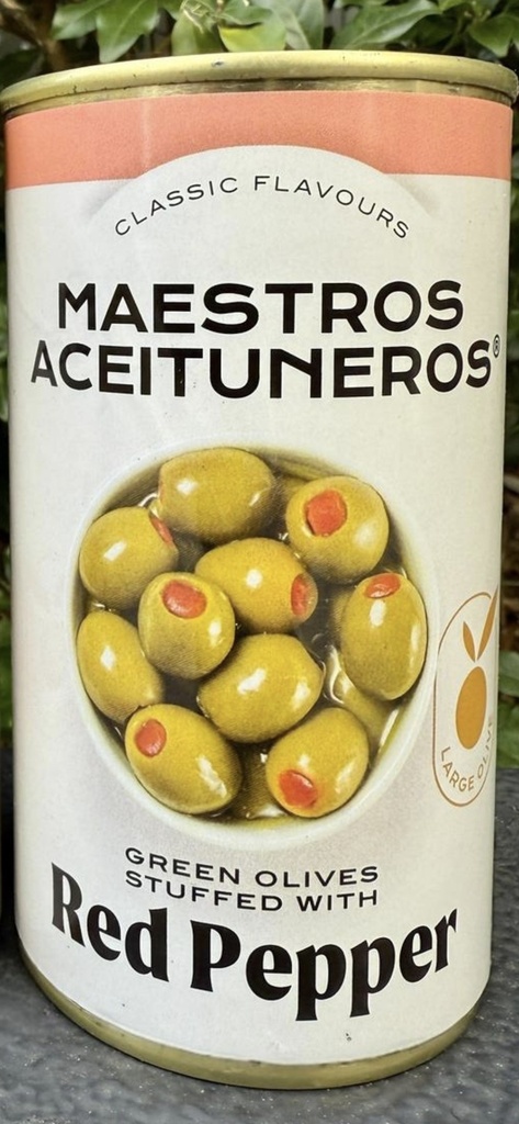 MA Red Pepper Olives 350g