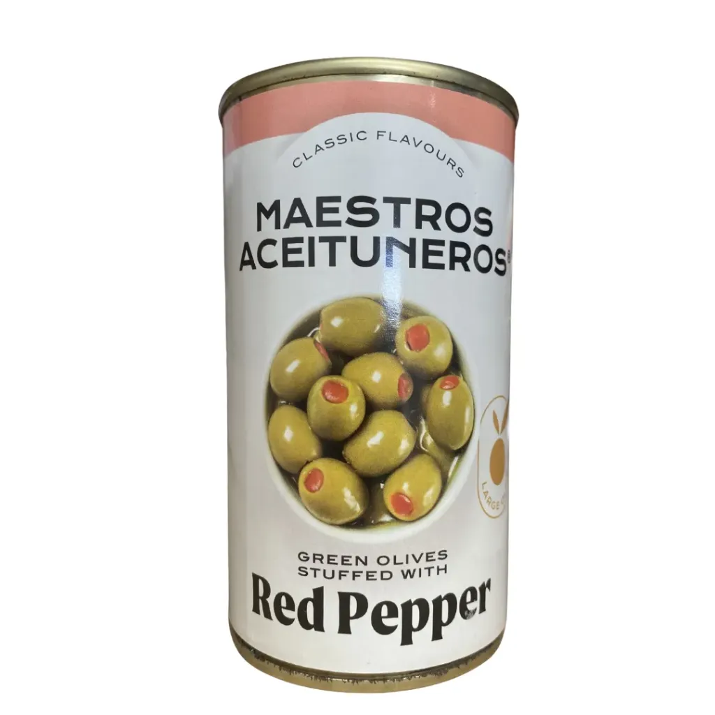 MA Red Pepper Olives 350g