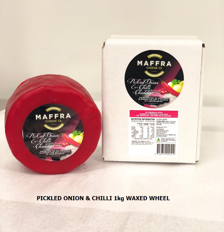 MAF Pickled Onion & Chilli Club Cheddar 1kg