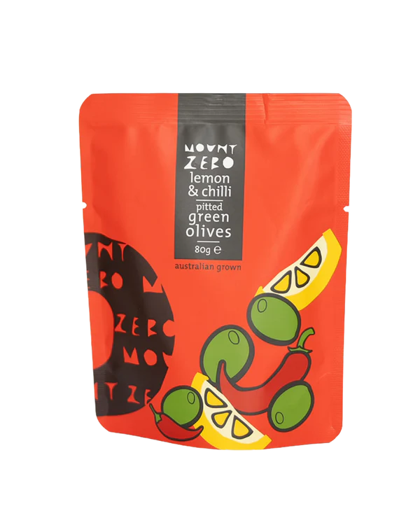MZ 80g Pitted Lemon & Chilli Olive