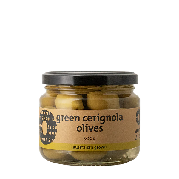 MZ Green Cerignola Olives 300g