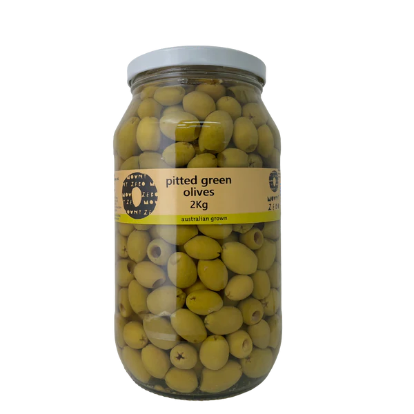 MZ PITTED Green Olives 2Kg