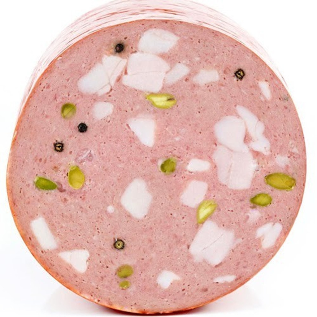 P2P Pistachio Mortadella p/kg (av 5kg)