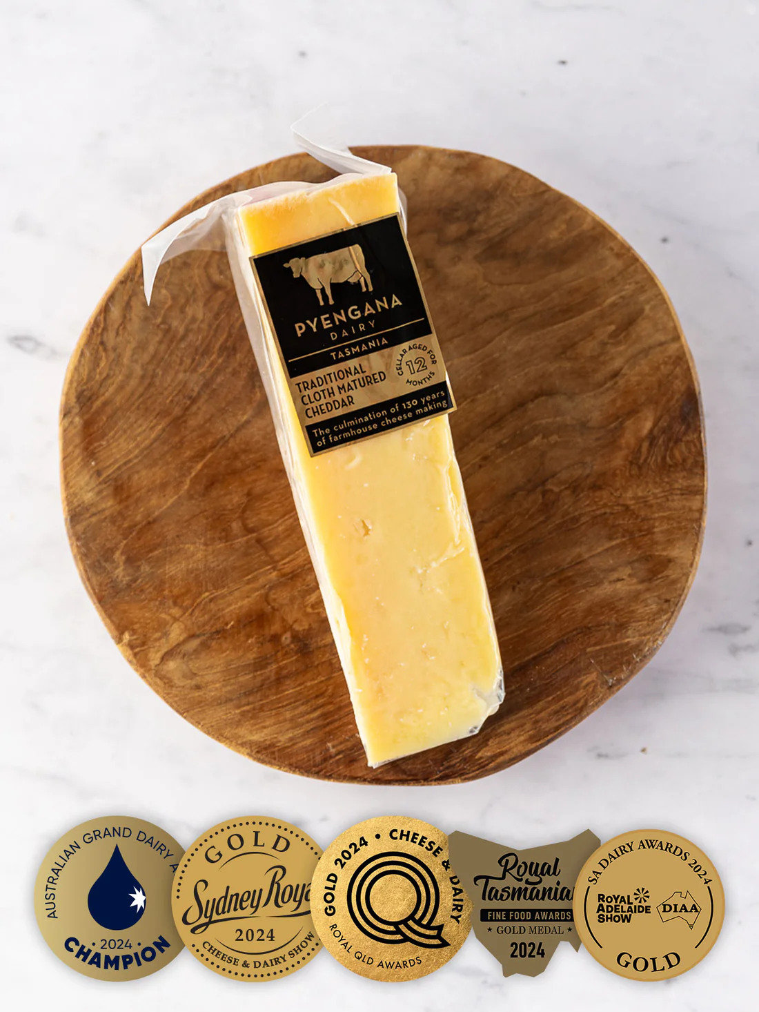 PG Traditional Cloth Cheddar 150g - 12M