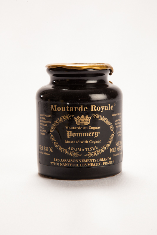 POM Grain Mustard with Cognac 250g - BLACK