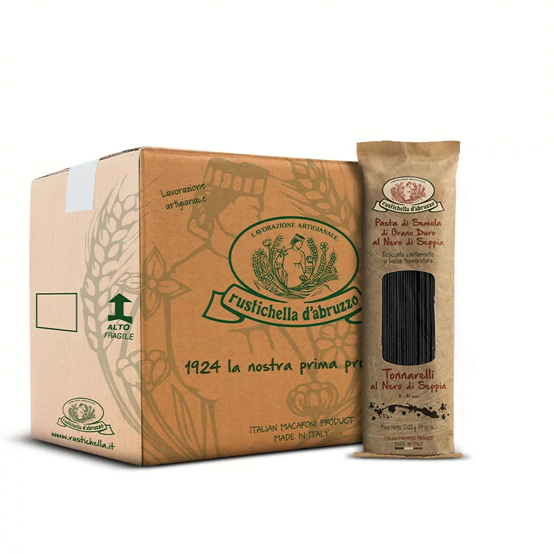 RU Squid Ink Linguine 6kg Box (NERO)
