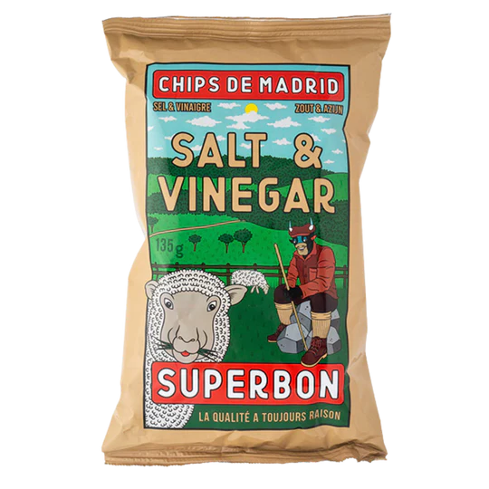 SUB Salt & Vinegar Chips CRTN (14x135g)