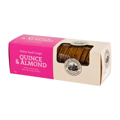 VPC Valley Seed Crisps Quince & Almond 150g