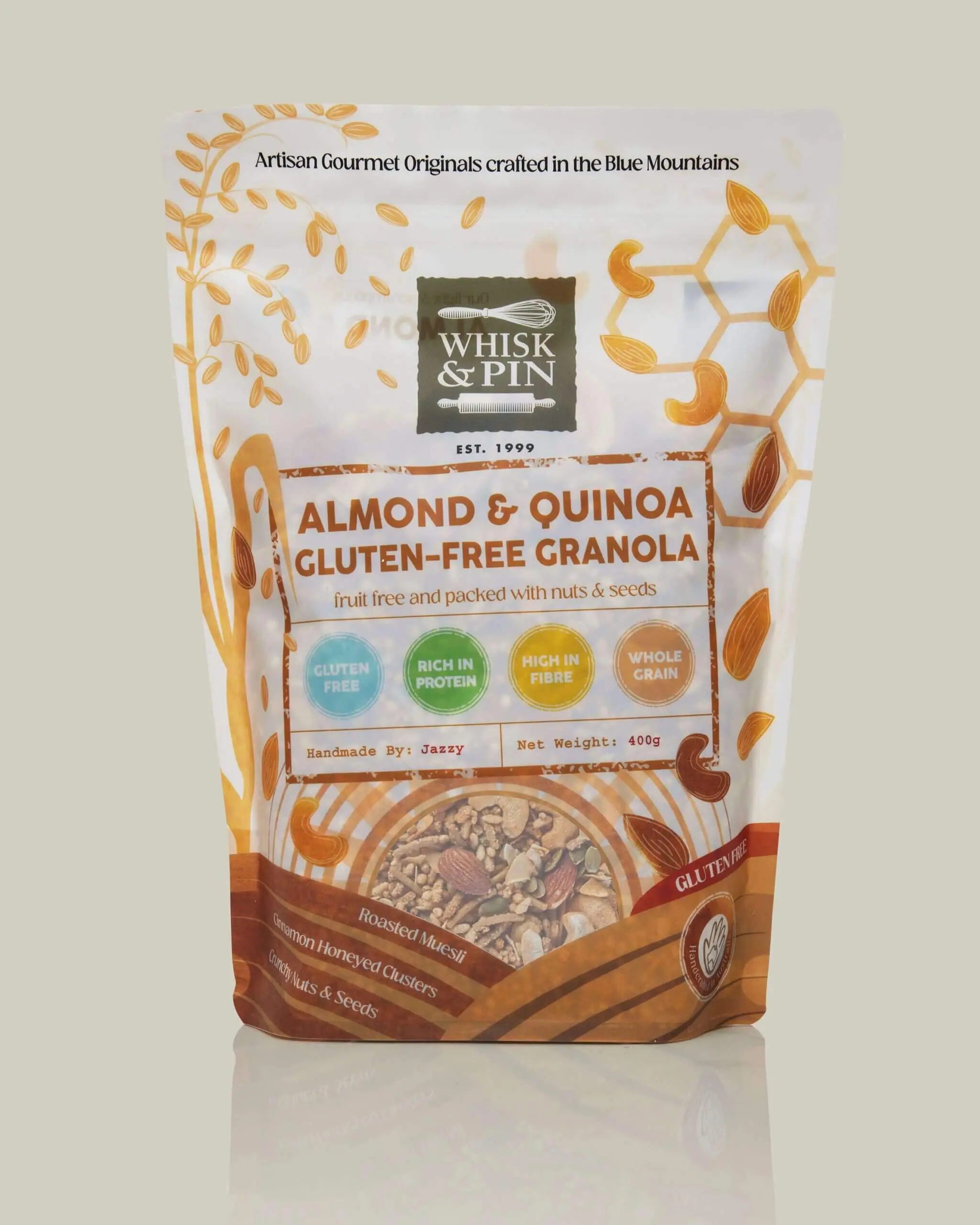 WP FS Almond & Quinoa GF Granola 900g