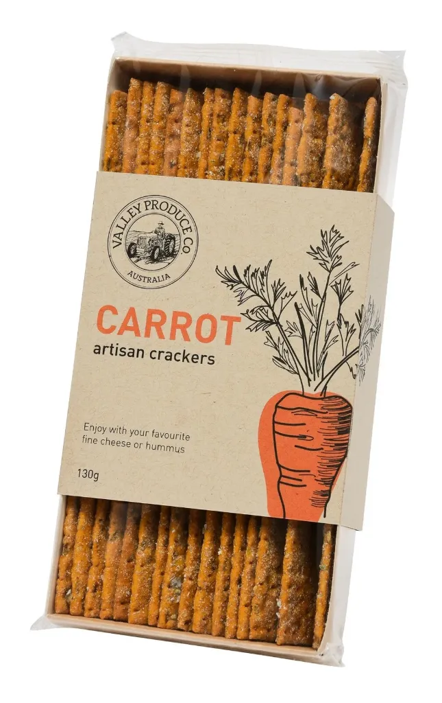VPC Artisan Crackers Carrot 130g