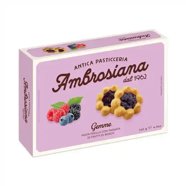 Ambrosiana Biscuits - Gemme Frutti Di Bosco 140g