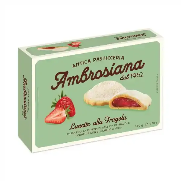 Ambrosiana Biscuits - Lunette Fragola 140g